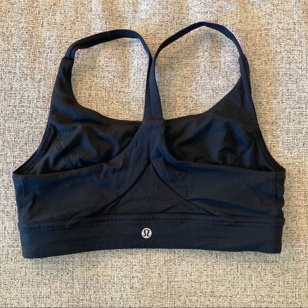 Black lululemon bra